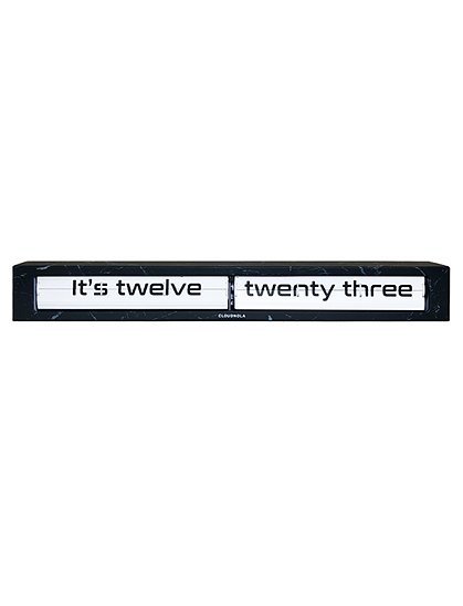 Flip Uhr Texttime8 x 8 x 65 cm von CLOUDNOLA