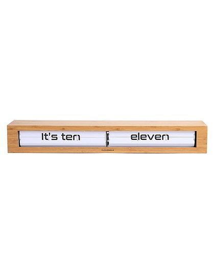 Flip Uhr Texttime8 x 8 x 65 cm von CLOUDNOLA