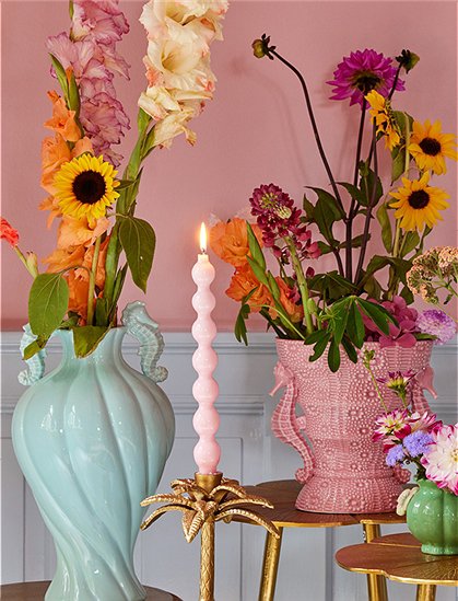 Vase mit Seepferdchen2 Varianten von RICE