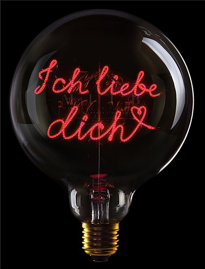 Message in a bulb17 x 12,5 cm von MESSAGEINTHEBULB