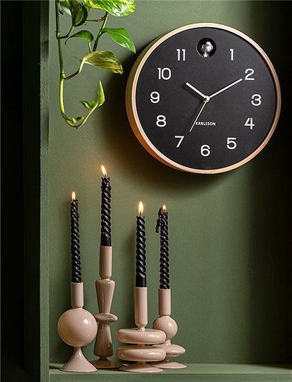 Wanduhr Kuckuck "modern cockoo"6 x Ø31,5 cm von PRESENT TIME