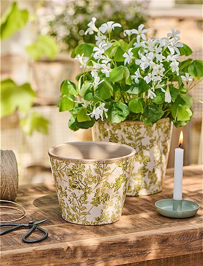 Topf Blossom 10,7xØ13 / 13xØ14 cm von IB LAURSEN