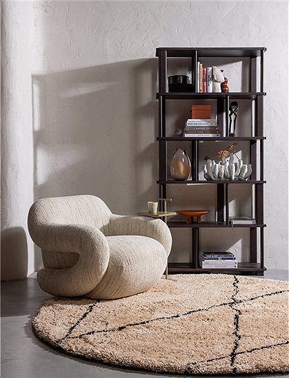 Bücherregal Riss 186 x 30 x 90 cm von WOOOD