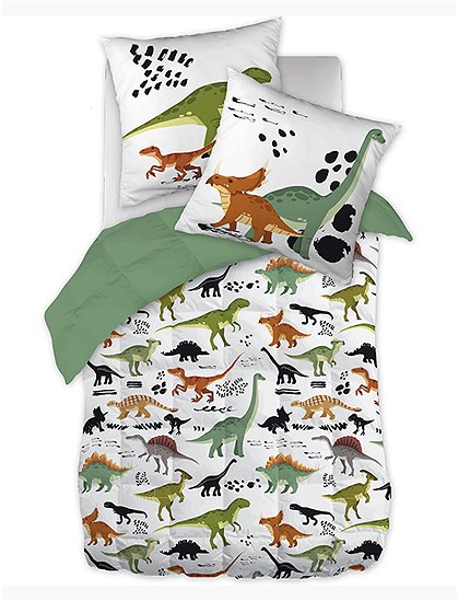 Wattierte Kinderdecke200x140/ 63x63 cm von L'EFFET PAPILLON 