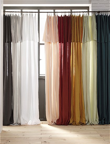 Vorhang Gaia300 x 140 cm von L'EFFET PAPILLON 