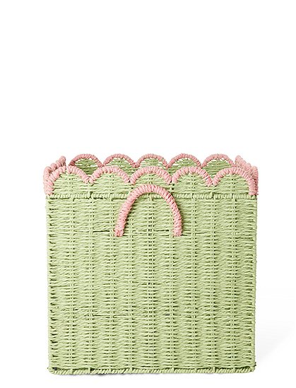 Aufbewahrungskorb m. Wellenrand20x20x20 / 33x33x33 cm von RICE