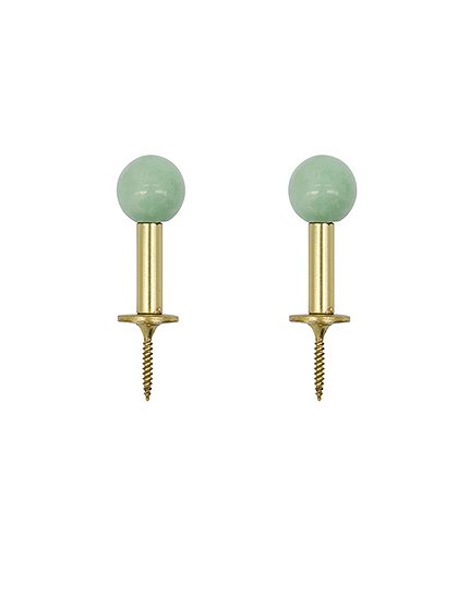 2er Set Wandhaken Ball4/8 x Ø2/4 cm von HOUSE DOCTOR