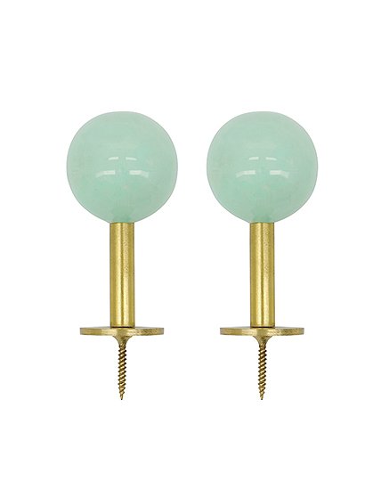 2er Set Wandhaken Ball4/8 x Ø2/4 cm von HOUSE DOCTOR