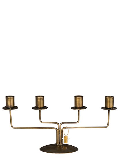 4er Kerzenhalter für Ø1,3/Ø2,2 cm 14,2 x Ø10 x 23,3/28,7 cm  von IB LAURSEN