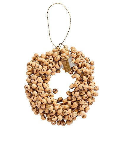 Mini Kranz mit HolzperlenØ10 x 3 cm von IB LAURSEN