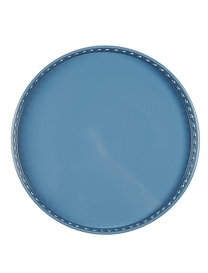 Tablett, gemusterte Kante 3,5 x Ø36,5 cm  von IB LAURSEN