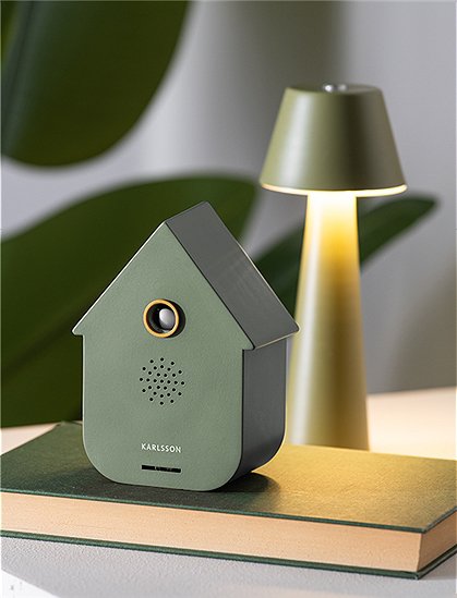 Soundbox modern cuckoo 11,5 x 7,5 x 7,5 cm von PRESENT TIME