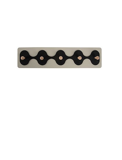 Wandgarderobe Rizar 11,5 x 4,5 x 48 / 58 cm  von PRESENT TIME