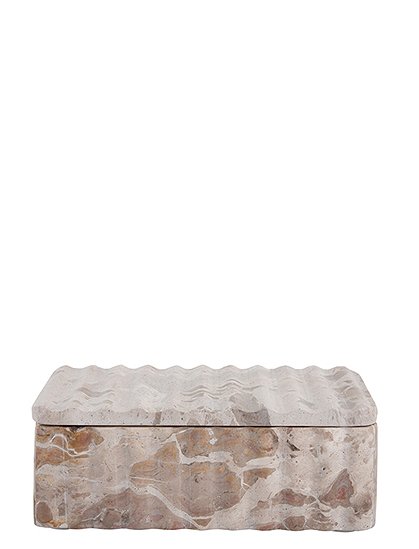 Aufbewahrungsdose8x13x19 cm, Marmor  von PRESENT TIME