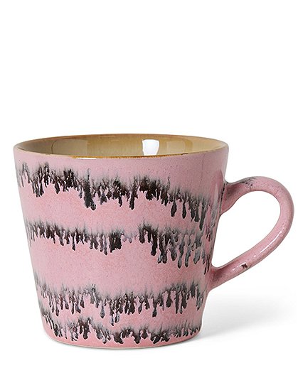 70s Cappuccinotassen8,5x9,5x12 cm, 330 ml von HKLIVING