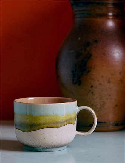 70s Teetasse, 425 ml8,3 x 10,4 x 14,2 cm von HKLIVING