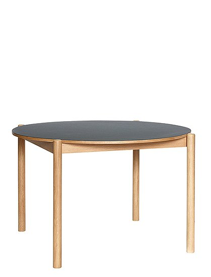 Esstisch Oblique75 x Ø115 cm  von HÜBSCH INTERIOR