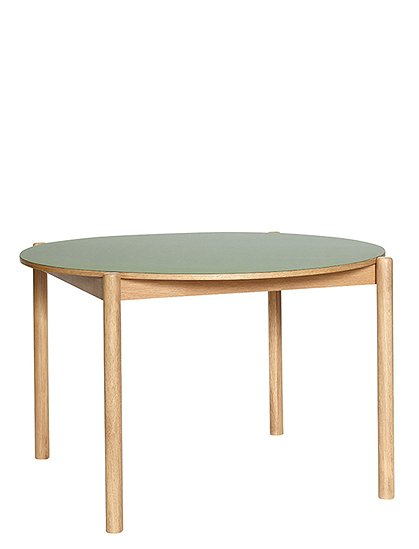 Esstisch Oblique75 x Ø115 cm  von HÜBSCH INTERIOR