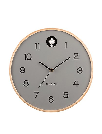 Wanduhr Kuckuck "modern cockoo"6 x Ø31,5 cm von PRESENT TIME