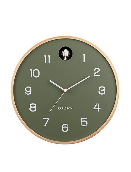Wanduhr Kuckuck "modern cockoo"6 x Ø31,5 cm von PRESENT TIME