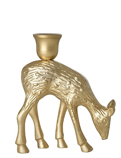 Kerzenhalter 'Deer'14x4,5x15 / 16x4,5x18 cm  von RICE