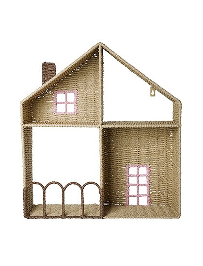 Wandregal Haus 50 x 12 x 45 cm  von RICE