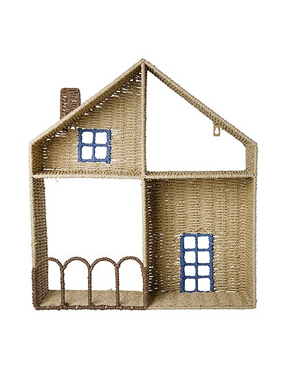 Wandregal Haus 50 x 12 x 45 cm  von RICE