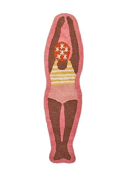 Fußmatte, Baumwolle 140 x 40 cm von RICE