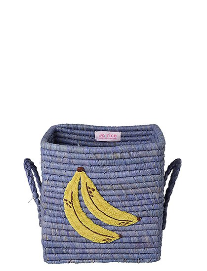 Bastkorb m. Motiv20 x 20 x 20 cm von RICE