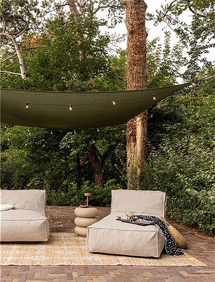 Gartenlounge Möbel80 x 95/175 x 95 cm von WOOOD