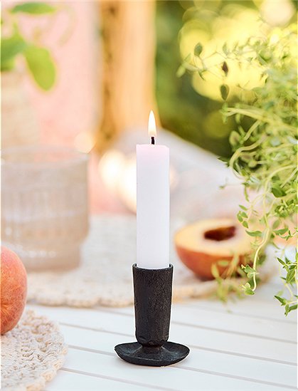 Kerzenhalter, gehämmertfür Ø1,3/Ø2,2 cm Kerzen von IB LAURSEN