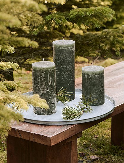 rustikale Kerze15/20 x Ø9,6 cm von IB LAURSEN