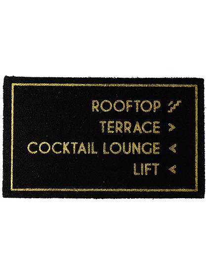 Fußmatte, Kokos45 x 75 cm von GIFTCOMPANY