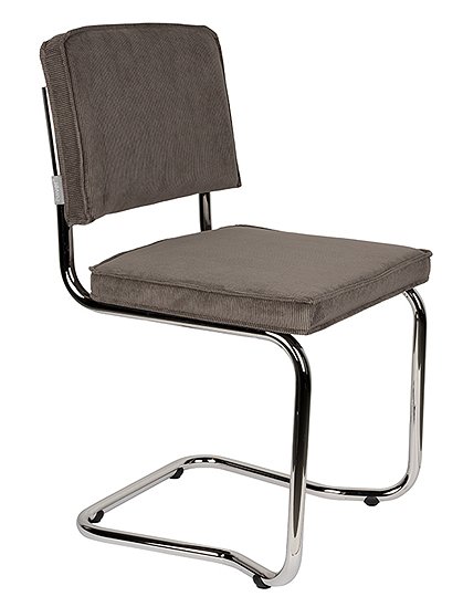 Stuhl Ridge Kink Rib 85 x 48 x 48 cm von ZUIVER