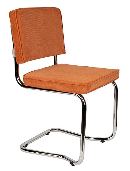 Stuhl Ridge Kink Rib 85 x 48 x 48 cm von ZUIVER