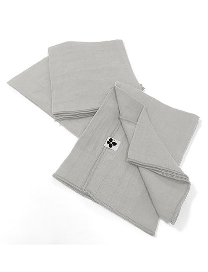 3er Set Servietten Gaia40 x 40 cm von L'EFFET PAPILLON 