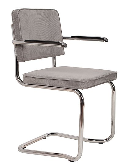 Stuhl Ridge Kink Rib 85 x 48 x 60 cm von ZUIVER