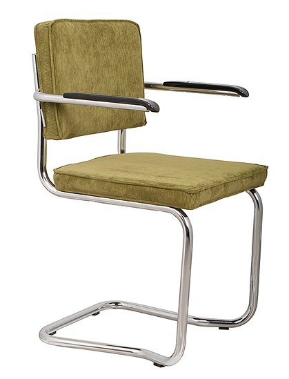 Stuhl Ridge Kink Rib 85 x 48 x 60 cm von ZUIVER