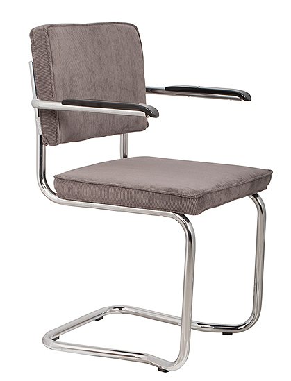 Stuhl Ridge Kink Rib 85 x 48 x 60 cm von ZUIVER