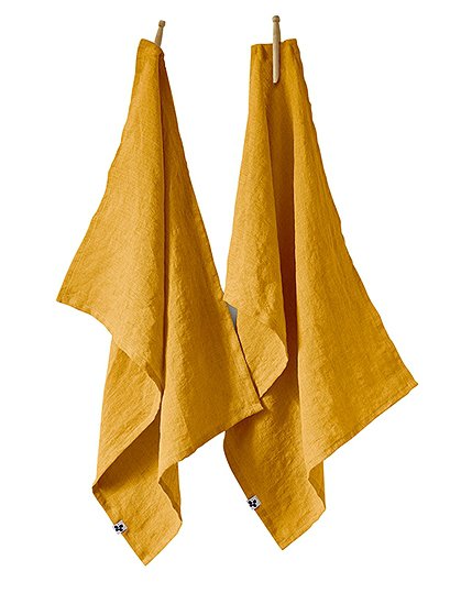 2 Geschirrhandtücher SolineLeinen 70 x 50 cm von L'EFFET PAPILLON 