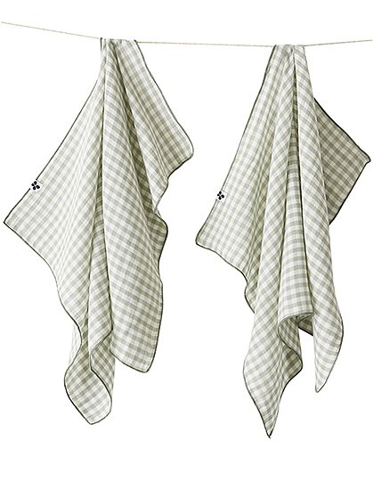 2 Geschirrhandtücher Vickie70 x 50 cm von L'EFFET PAPILLON 