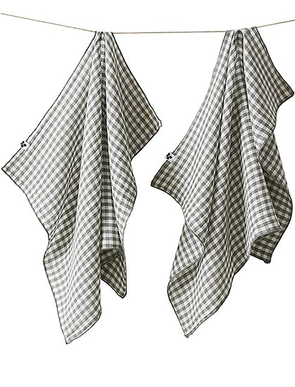 2 Geschirrhandtücher Vickie70 x 50 cm von L'EFFET PAPILLON 