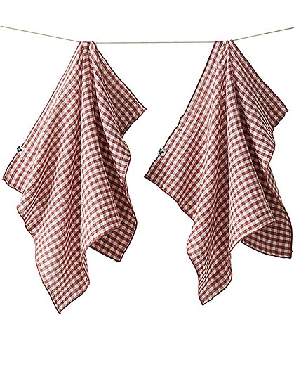 2 Geschirrhandtücher Vickie70 x 50 cm von L'EFFET PAPILLON 