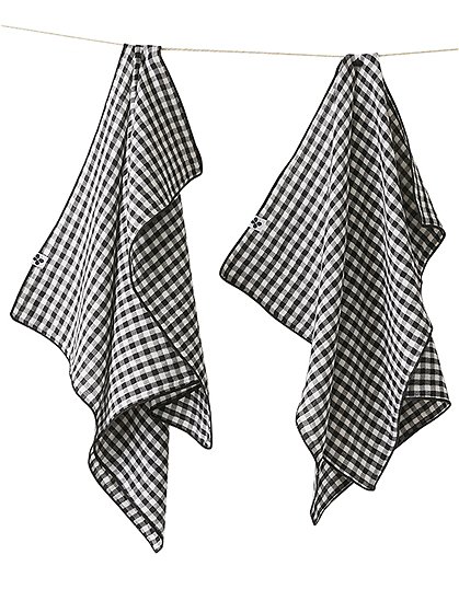 2 Geschirrhandtücher Vickie70 x 50 cm von L'EFFET PAPILLON 