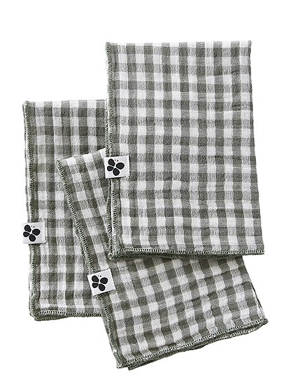 3er Set Servietten Vickie40 x 40 cm von L'EFFET PAPILLON 