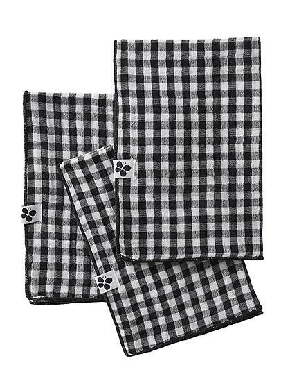 3er Set Servietten Vickie40 x 40 cm von L'EFFET PAPILLON 