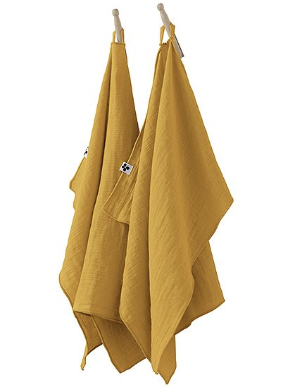 2 Geschirrhandtücher Gaia70 x 50 cm von L'EFFET PAPILLON 