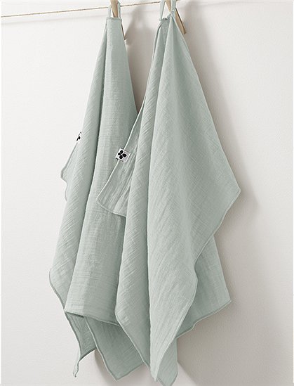 2 Geschirrhandtücher Gaia70 x 50 cm von L'EFFET PAPILLON 