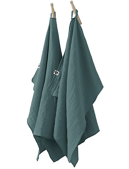 2 Geschirrhandtücher Gaia70 x 50 cm von L'EFFET PAPILLON 