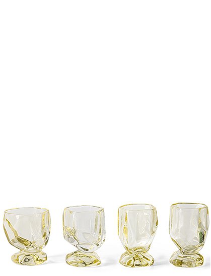 Weingläser, Nienke Sikkema 4er Set - 11,5x8x9 cm, 230 ml von HKLIVING